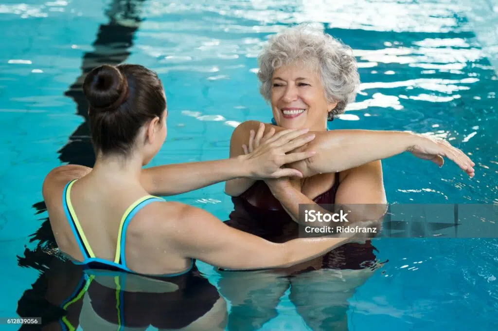 échauffement aquagym